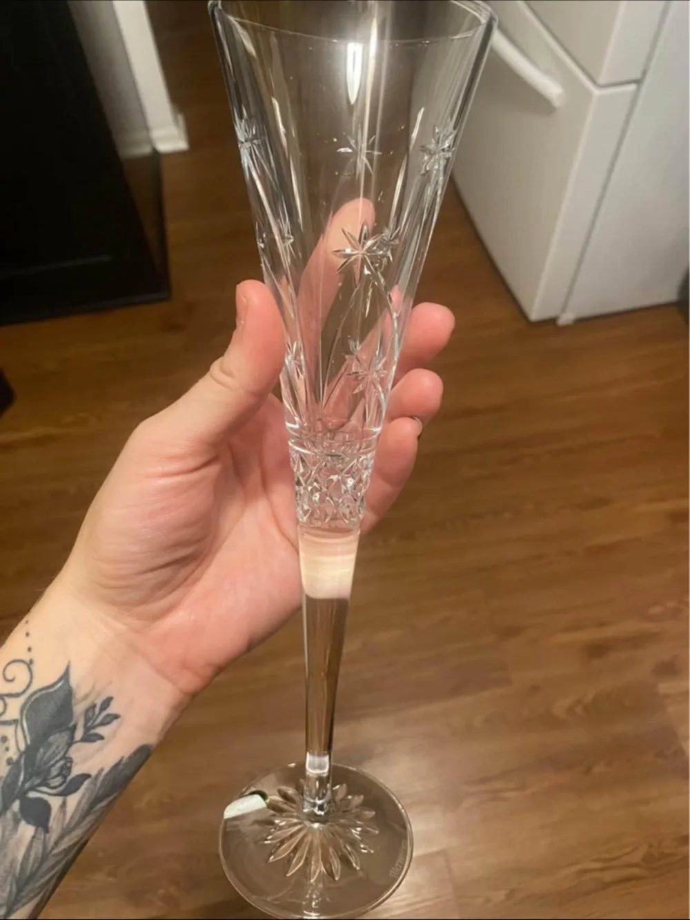 Waterford pair champagne